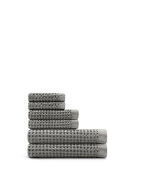 Waffle Bath Towel Set (6pc)