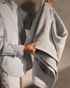 Plush Bath Sheet Set in Fog #color_fog