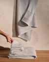 Plush hand towel in Fog #color_fog