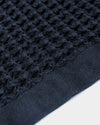 Onsen Waffle Bath Sheet Set in Twilight Blue #color_twilight-blue