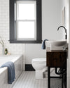 Onsen Waffle Bath Sheet in Denim #color_denim