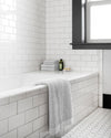 Onsen Waffle Bath Sheet in White #color_white