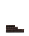 Onsen Waffle Bath Sheet in Cinder Brown #color_brown