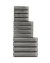 Onsen Waffle Bath Towel in Cinder Grey #color_cinder-grey