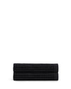Onsen Waffle Bath Towel in Black #color_black