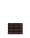 Onsen Waffle Hand Towel in Brown #color_brown