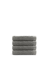 Onsen Waffle Hand Towel in Cinder Grey #color_cinder-grey