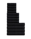 Waffle Bath Sheet in Brown #color_black