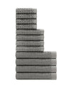 Waffle Bath Sheet in Cinder Grey #color_cinder-grey