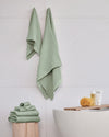 Waffle Bath Sheet in Sage #color_sage