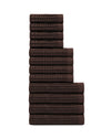 Onsen Waffle Bath Towel in Brown #color_brown